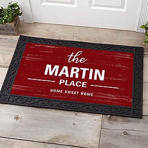 Farmhouse Family Welcome Personalized Doormat- 20x35 - 21167-M