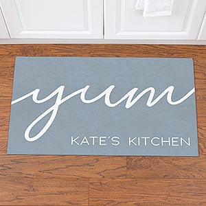 Floor Mat, Personalized Rug, Kitchen Rug, Personalized Floor Mat, Cushion  Mat, Custom Floor Mat, Memory Foam, Faux Cowhide and Metal 