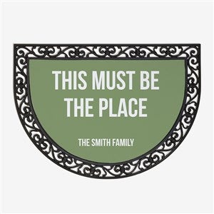 Expressions Personalized Half Round Doormat - 21178