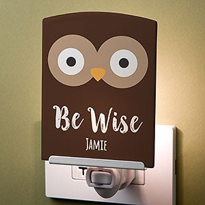 Woodland Adventure Owl Personalized Night Light - 21199-O