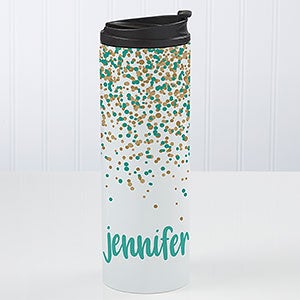 Sparkling Name Personalized 16oz. Travel Tumbler - 21254