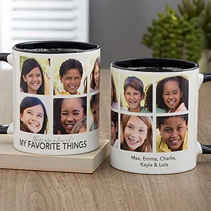 My Favorite Things Black Photo Coffee Mug - 21257-B