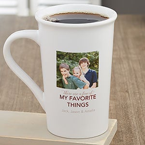 My Favorite Things Latte Photo Coffee Mug - 21257-U