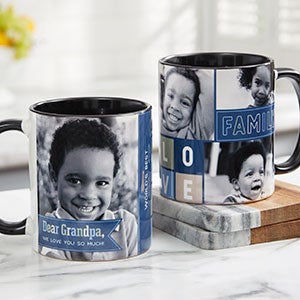 Dear Dad 11oz Black Photo Coffee Mug - 21267-B