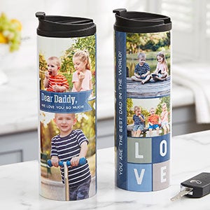 Dear... Personalized 16oz. Photo Travel Tumbler - 21272