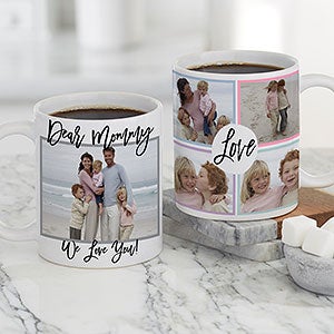 Create Photo Collage Grande Coffee Mug, Personalized Mug