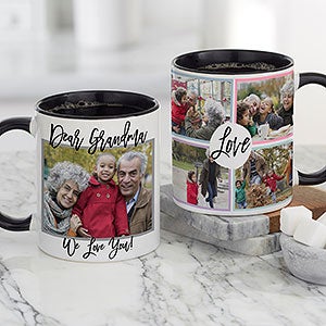 Create Photo Collage Grande Coffee Mug, Personalized Mug