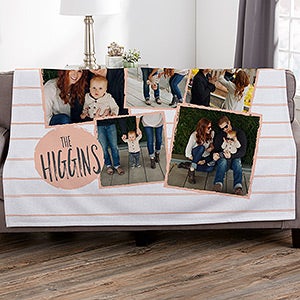 Favorite Memories Personalized 50x60 Photo Sweatshirt Blanket - 21287-SW