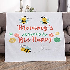 Bee Happy 50x60 Sweatshirt Blanket - 21302-SW
