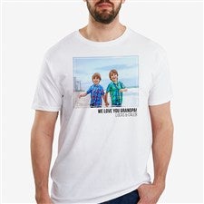 Photo For Him Personalized Hanes® Adult T Shirt - 21382-T