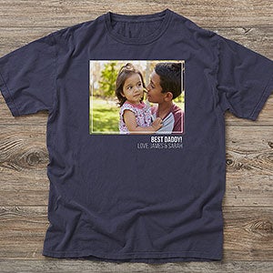 Photo For Him Personalized Hanes® Adult ComfortWash™ T-Shirt - 21382-CWT