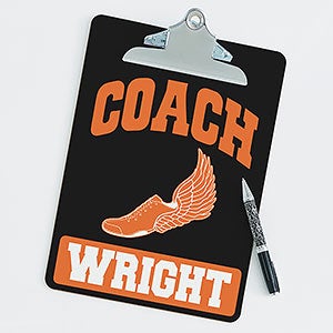 Track and Field Personalized Coach Clipboard - 21423
