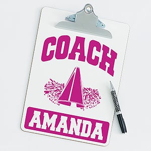 Cheerleading Personalized Coach Clipboard - 21431