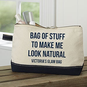 Expressions Navy Makeup Bag - 21436-N