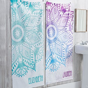 Mandala Personalized 30x60 Bath Towel - 21480