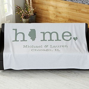 Home State 50x60 Sweatshirt Blanket - 21528-SW