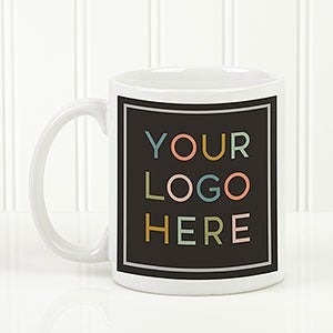 Your Logo Here Personalized White Coffee Mug - 21553-B
