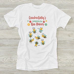 Bee Happy Personalized T-Shirt - 21581-T