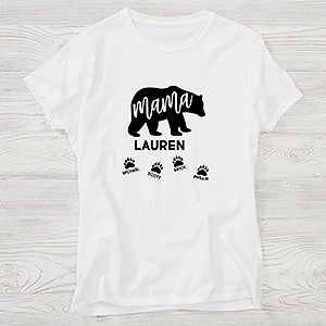 Mama Bear Personalized Ladies Fitted Tee - 21582-FT