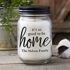 Good To Be Home Farmhouse Candle Jar - 21624
