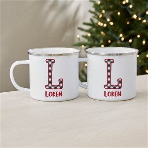 Farmhouse Christmas Personalized Camp Mug-Large - 21659-L