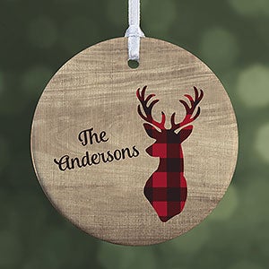 Cozy Cabin Personalized Holiday Ornament - 21687-1S