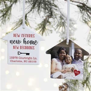New Memories, New Home Personalized Photo Ornament - 21697-2