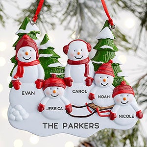Personalized Game Night Family of 4 Ornament for Parents Personalized Christmas Ornaments 2021 Kids Grandparents Polyresin Christmas Tree Decoration Durable 2021 Family Ornament 