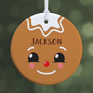 Gingerbread Characters Personalized Small Ornament - 21706-1S