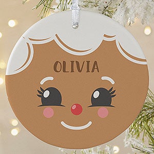 Gingerbread Characters Personalized Large Ornament - 21706-1L