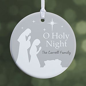 O Holy Night Personalized Small Ornament - 21709-1S