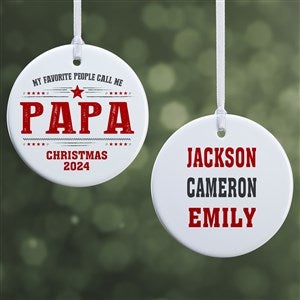 My Favorite People - Personalized 2 Sided Ornament - 21711-2S