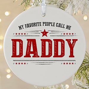 My Favorite People - Personalized Large Ornament - 21711-1L