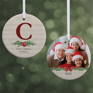 Nostalgic Noel Personalized Photo Ornament - 21712-2S