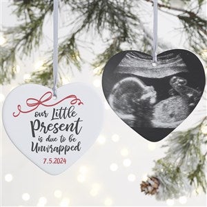 2-Sided Our Little Present Personalized Expecting Ornament - 21718-2L