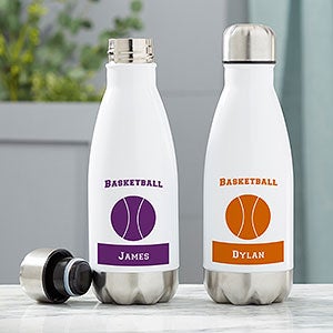 Basketball Personalized Insulated 12 oz. Water Bottle - 21741-S