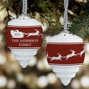 Nostalgic Noel Personalized Deluxe Drop Ornament - 21755