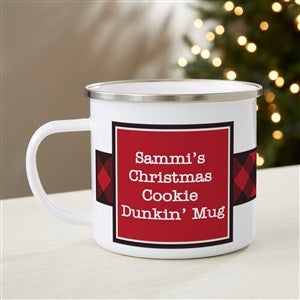 Plaid Greetings Personalized Message Camping Mug - Large - 21833-L