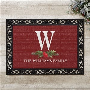 Nostalgic Noel 18x27 Personalized Doormat - 21865