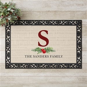 Nostalgic Noel 20x35 Personalized Doormat - 21865-M