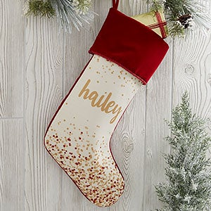 personalised baby christmas stocking