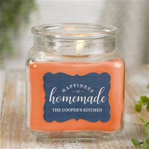 Happiness Is Homemade 10 oz Walnut Coffee Scented Candle Jar - 21906-10WC