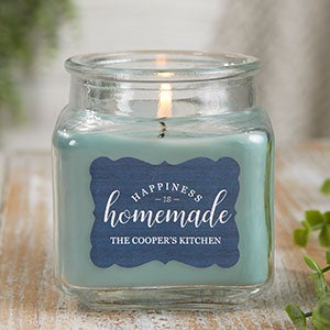 Happiness Is Homemade 10 oz Eucalyptus Scented Candle Jar - 21906-10ES