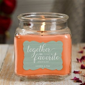 Together Is... Personalized 10 oz. Pumpkin Spice Candle Jar - 21907-10WC