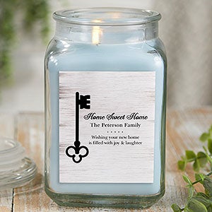 Key To Our Home 18 oz Crystal Waters Scented Housewarming Candle - 21922-18CW