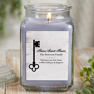 Key To Our Home 18 oz Lilac Scented Housewarming Candle - 21922-18LM