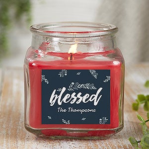 Cozy Home 10 oz Cinnamon Spice Scented Rustic Candle Jar - 21923-10CS