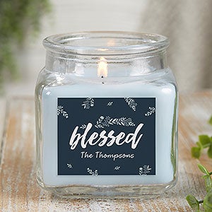 Cozy Home 10 oz Crystal Waters Scented Rustic Candle Jar - 21923-10CW