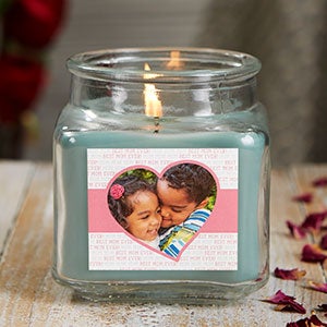Love You This Much 10 oz Eucalyptus Scented Photo Candle - 21924-10ES