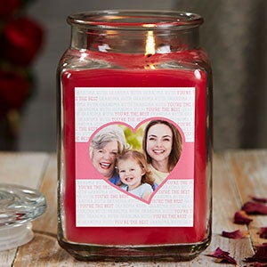 Love You This Much 18 oz Cinnamon Scented Photo Candle - 21924-18CS